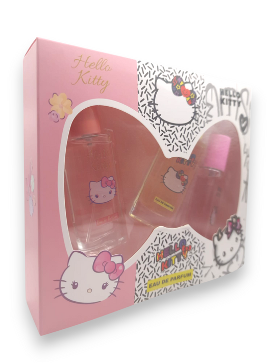 Hello Kitty Trio 15ml Triple Pack Gift Set – Girl Power, You Go Girl, and Delicate Flower – Perfect for Every Occasion