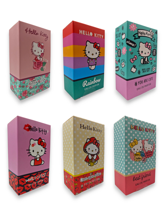 Hello Kitty 15ml travel size Eau De Parfum edp – choice of 6 cute, playful, and luxurious fragrances